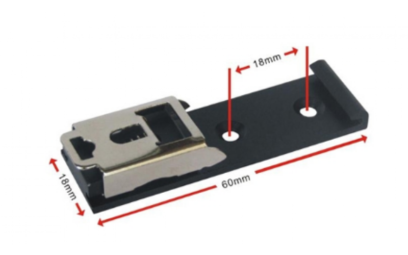 用于物聯網網關的35mm導軌固定支架安裝DIN35