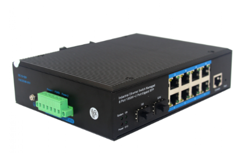 千兆2光8電管理型工業(yè)級POE交換機(jī) BL168GMP-SFP